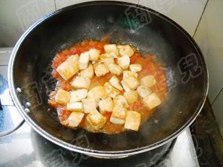 茄汁豆腐的做法-家常味燒菜譜