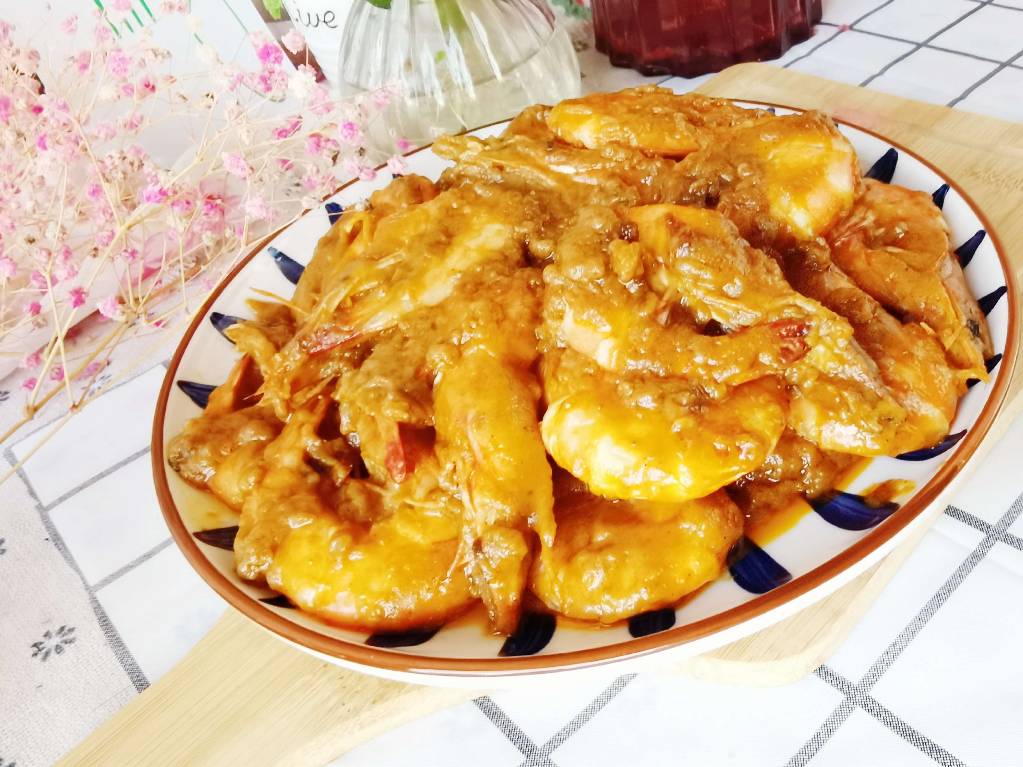 泰式咖喱蝦的做法-咸鮮味炒菜譜-易網健康養生網 泰式咖喱蝦的做法-咸鮮味炒菜譜