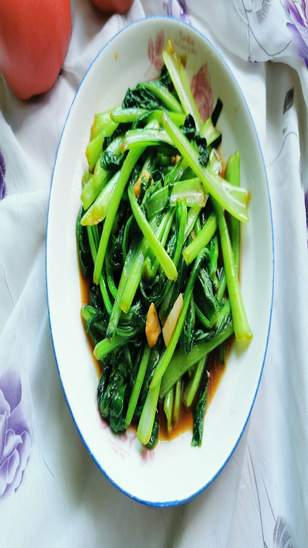 蒜炒菜心的做法-家常味炒菜譜-易網健康養生網 蒜炒菜心的做法-家常味炒菜譜