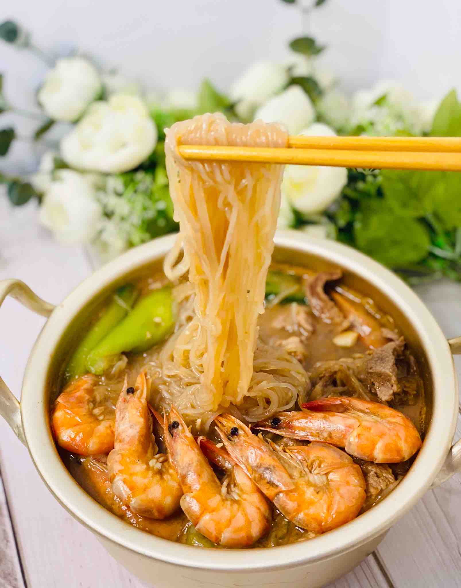 海鮮絲瓜粉絲煲的做法-家常味煮菜譜