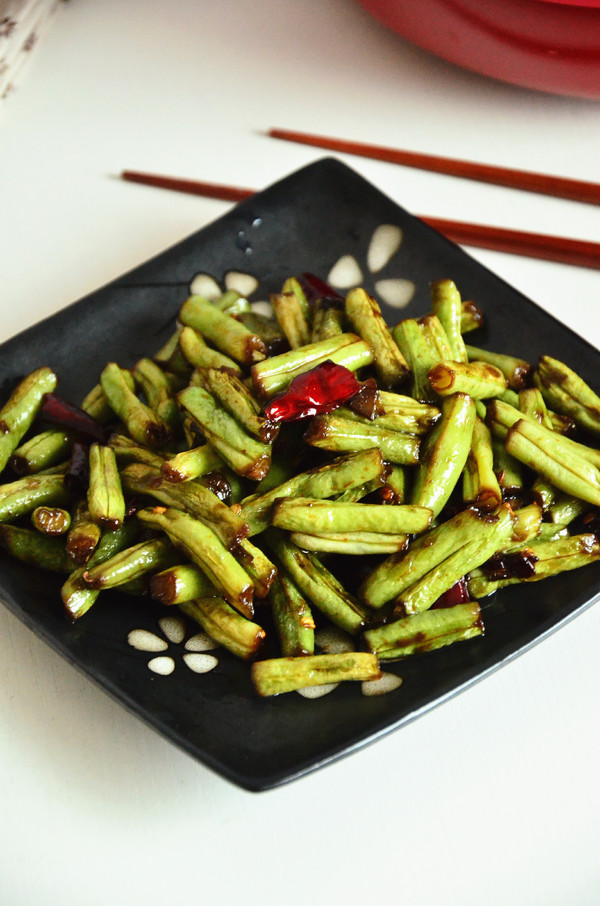 干煸蕓豆的做法-家常味炒菜譜