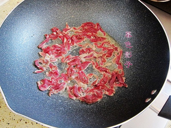 #最美不過中秋味#香菜炒肉絲的做法-家常味炒菜譜