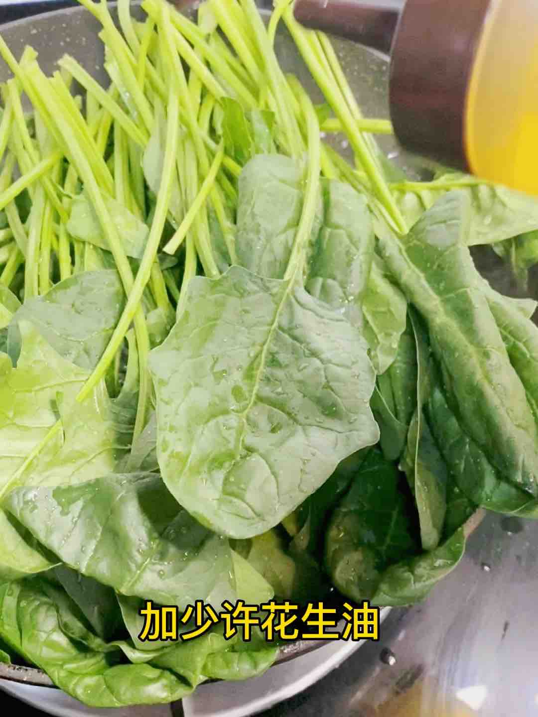 節(jié)后掉秤，吃快手拌菠菜的做法-咸鮮味煮菜譜