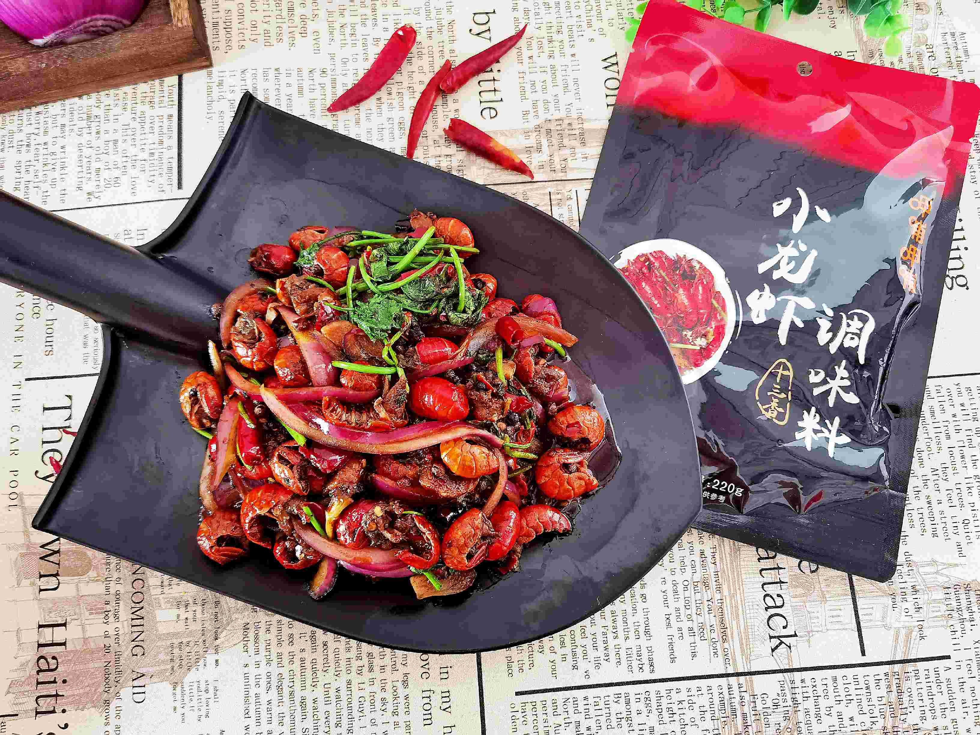 3斤蝦尾炒1大盤，麻辣鮮香下酒又下飯的做法-香辣味炒菜譜