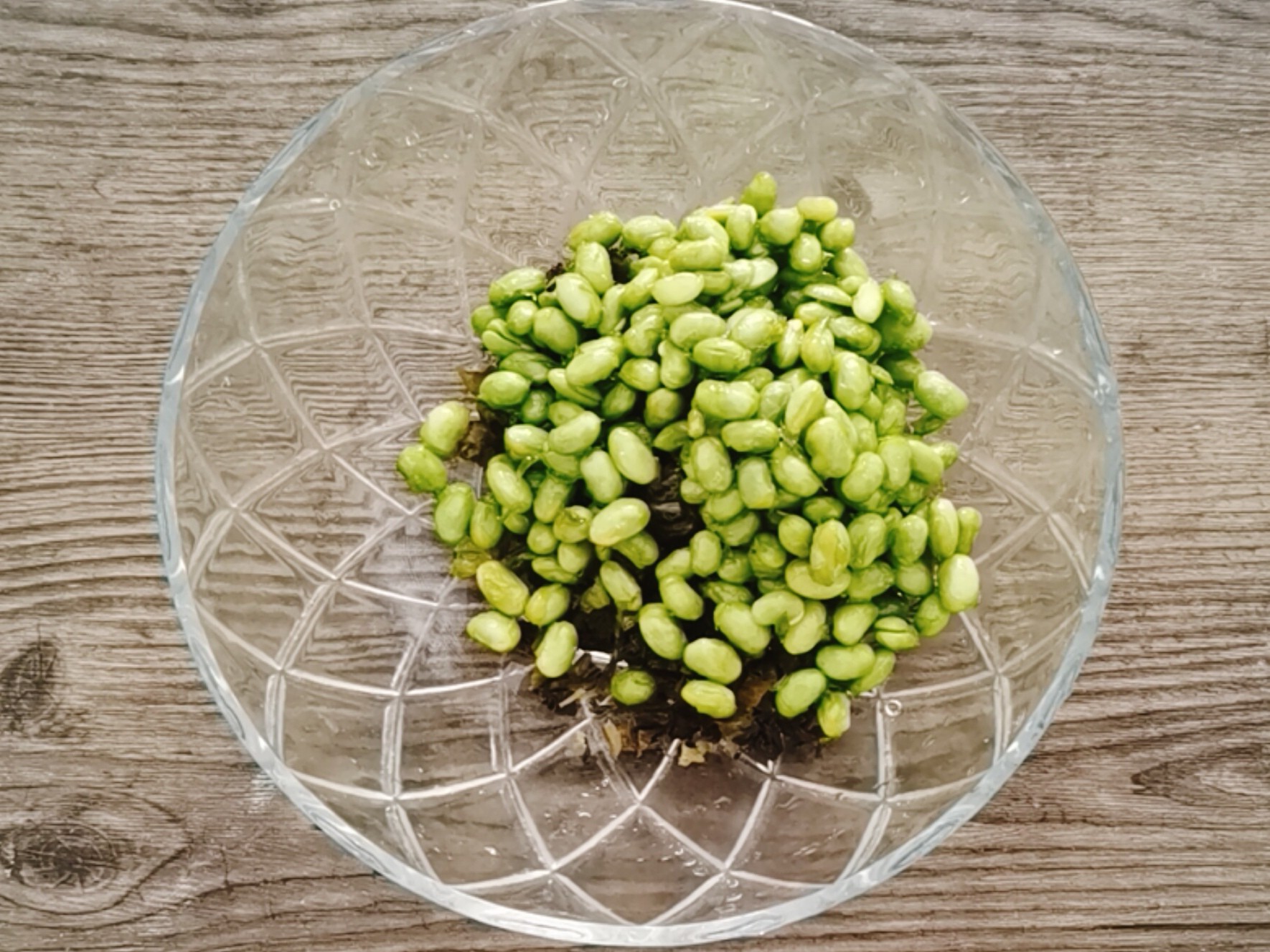 阿婆菜拌毛豆的做法-咸鮮味拌菜譜