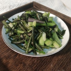 清炒紅菜苔的做法-家常味炒菜譜