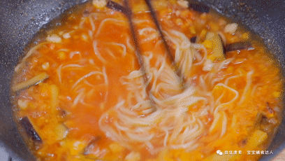 茄子燜面  寶寶輔食食譜的做法-家常味煮菜譜