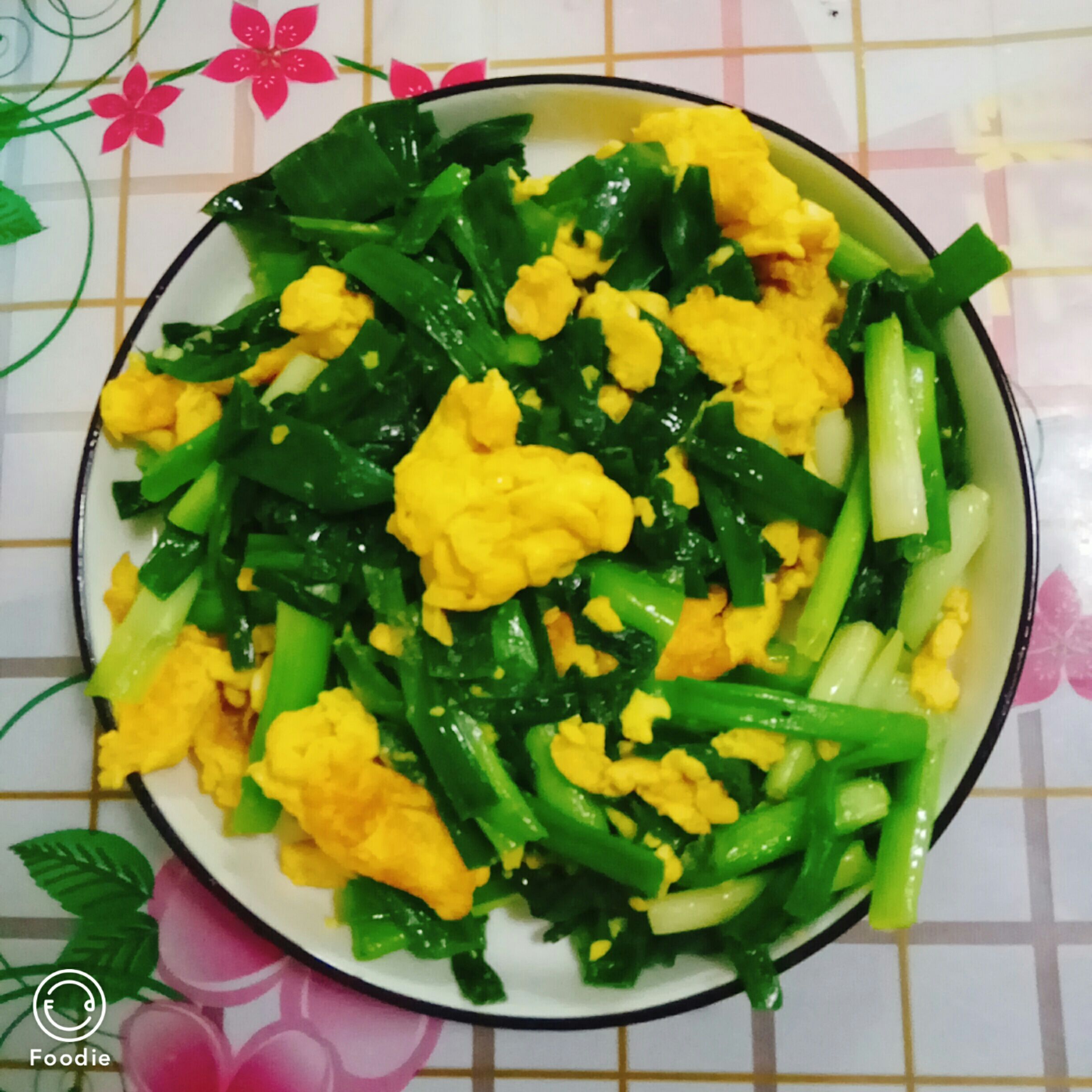 蔥炒雞蛋的做法-家常味炒菜譜