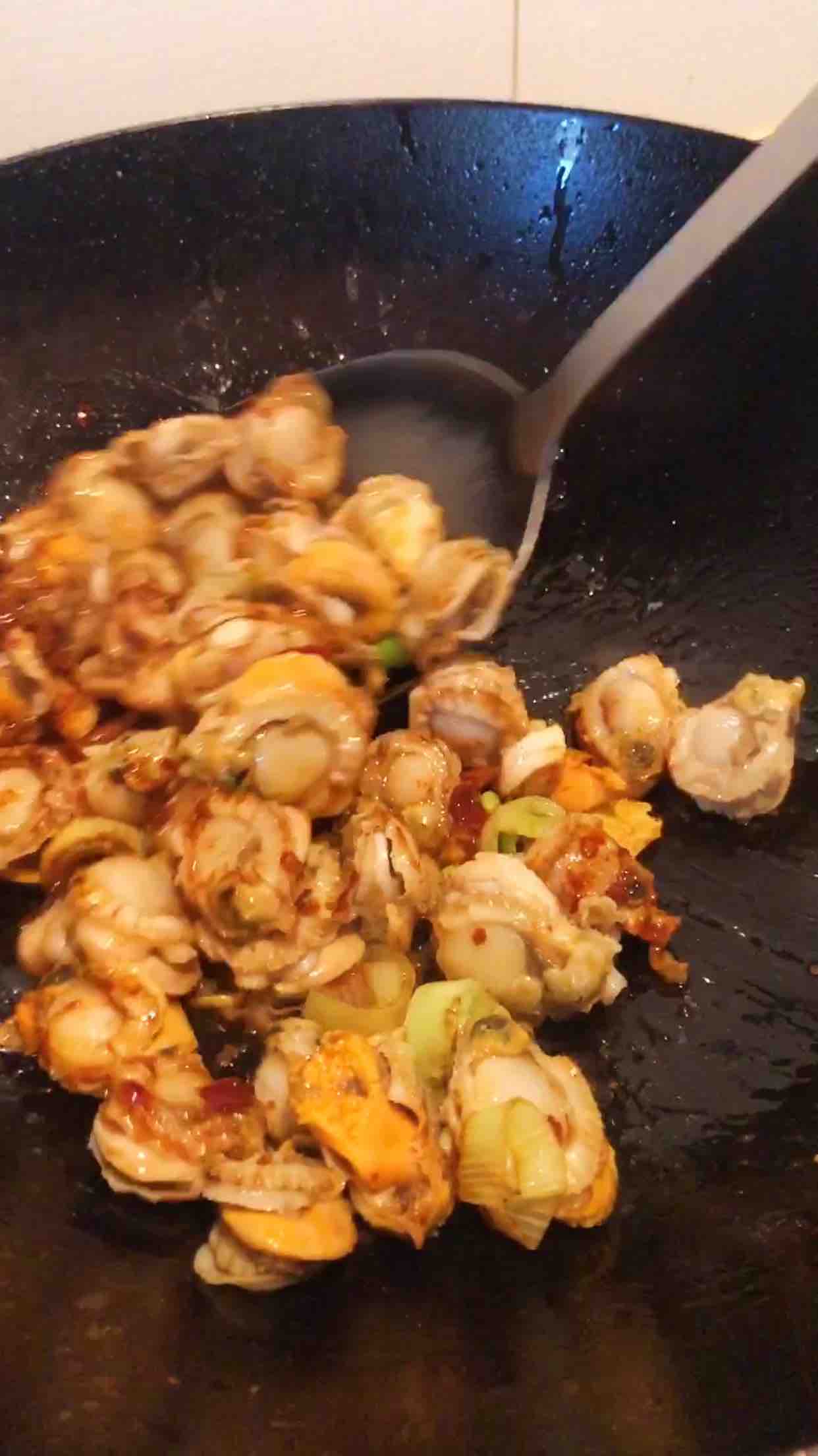 香辣扇貝肉的做法-咸鮮味炒菜譜