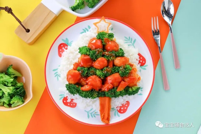 圣誕荔枝肉  寶寶輔食食譜的做法-家常味烙菜譜