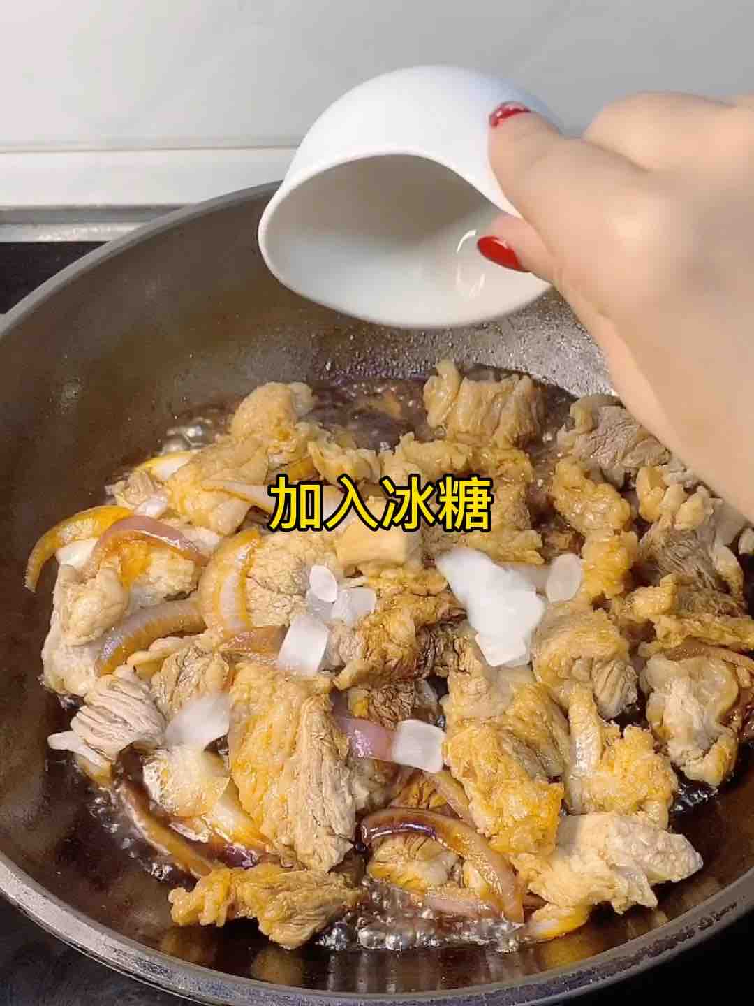 搞點宵夜778，老廣最愛的蘿卜燉牛腩，真香??的做法-家常味燉菜譜
