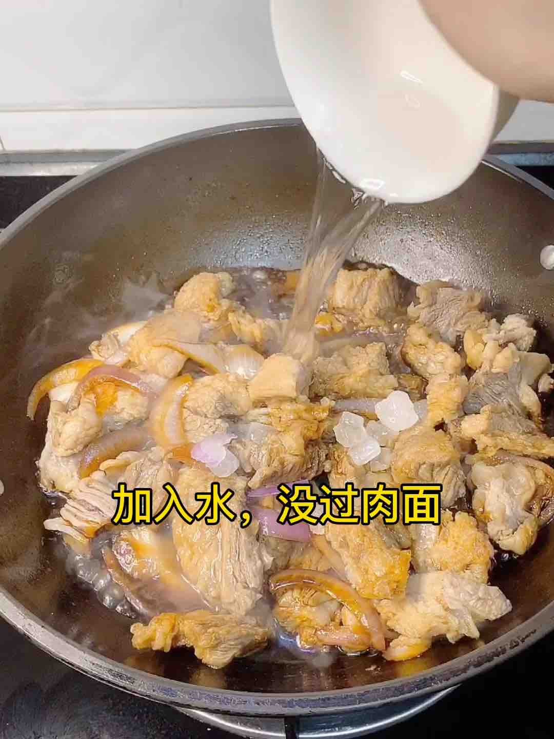 搞點宵夜778，老廣最愛的蘿卜燉牛腩，真香??的做法-家常味燉菜譜