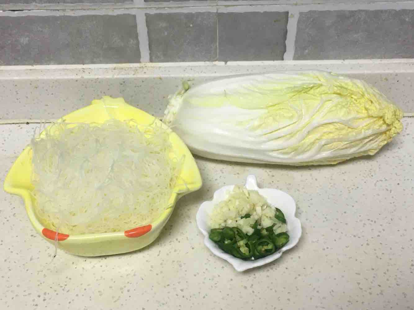 娃娃菜蒸粉絲的做法-家常味蒸菜譜