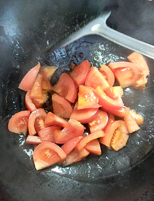 番茄香菇燴豆腐的做法-咸鮮味煮菜譜