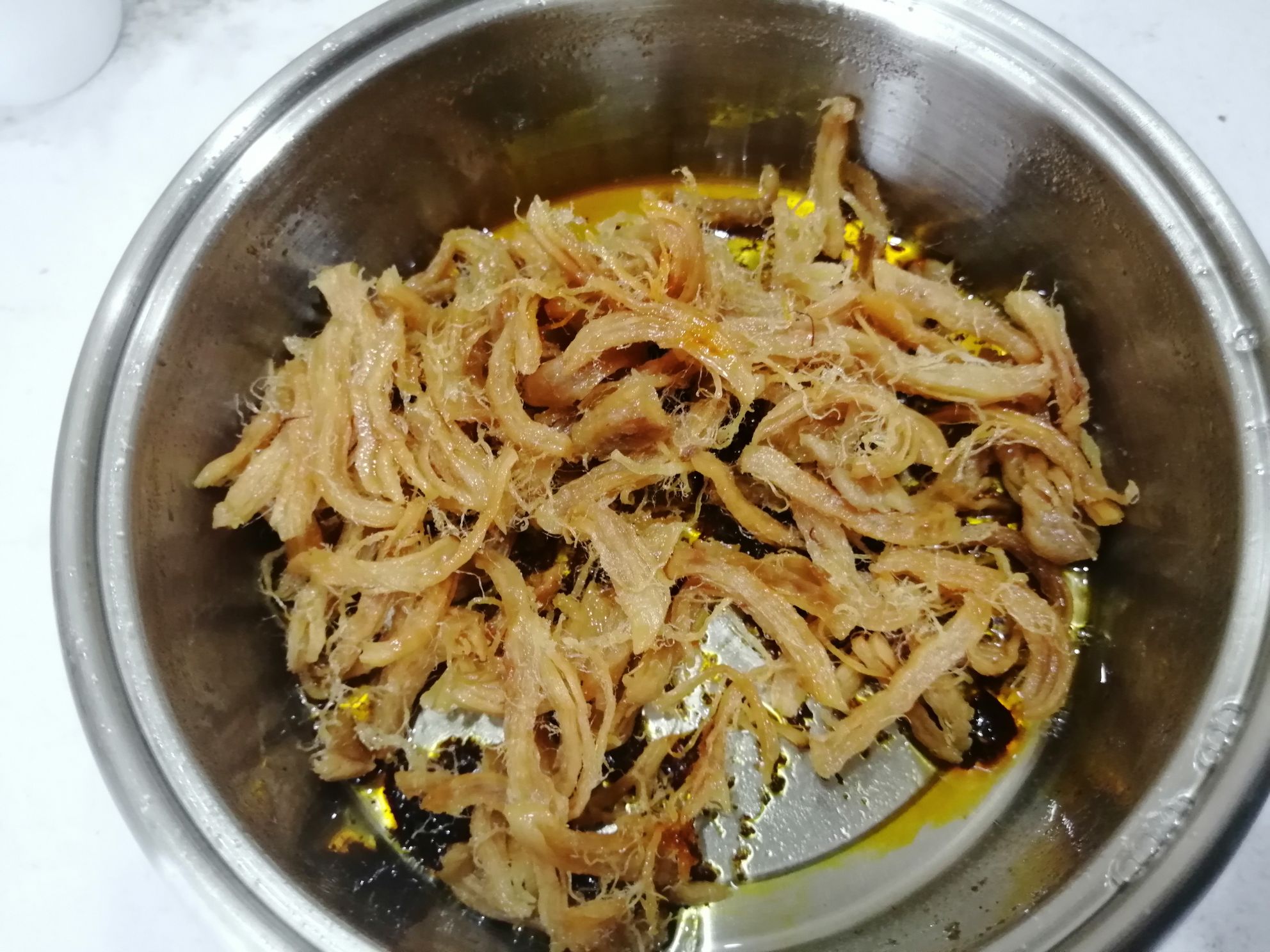 香酥麻辣雞絲的做法-麻辣味炸菜譜