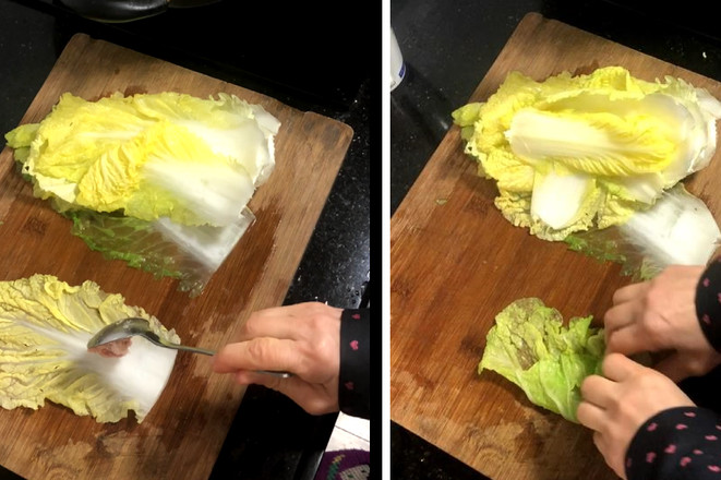 簡裝易上手的懶漢菜-白菜釀肉的做法-家常味蒸菜譜