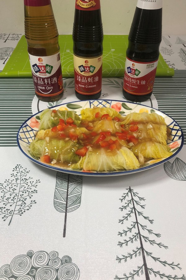 簡裝易上手的懶漢菜-白菜釀肉的做法-家常味蒸菜譜