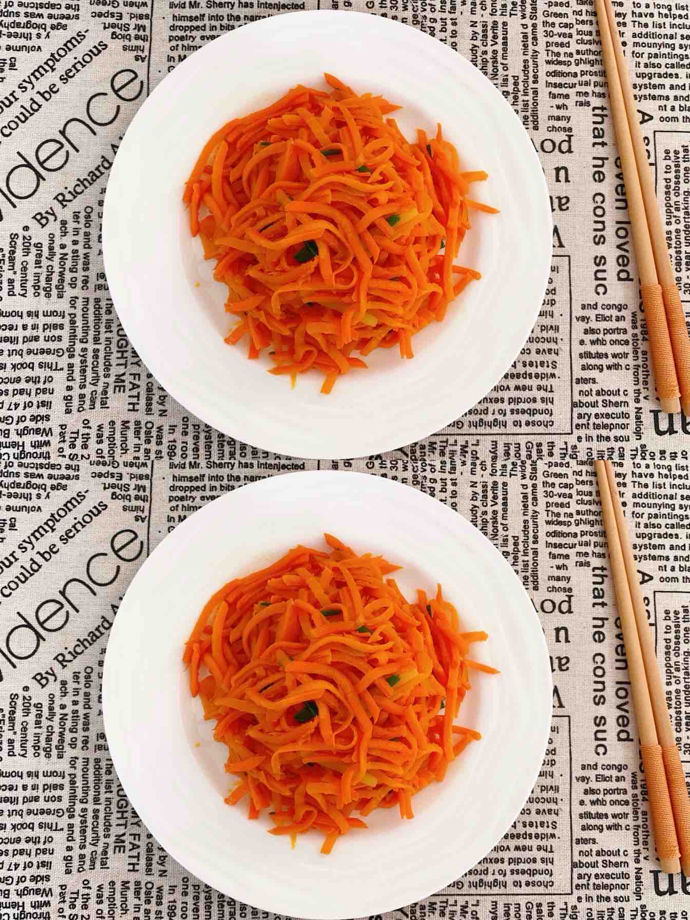 清炒胡蘿卜絲、簡單美味快手家常菜的做法-家常味炒菜譜