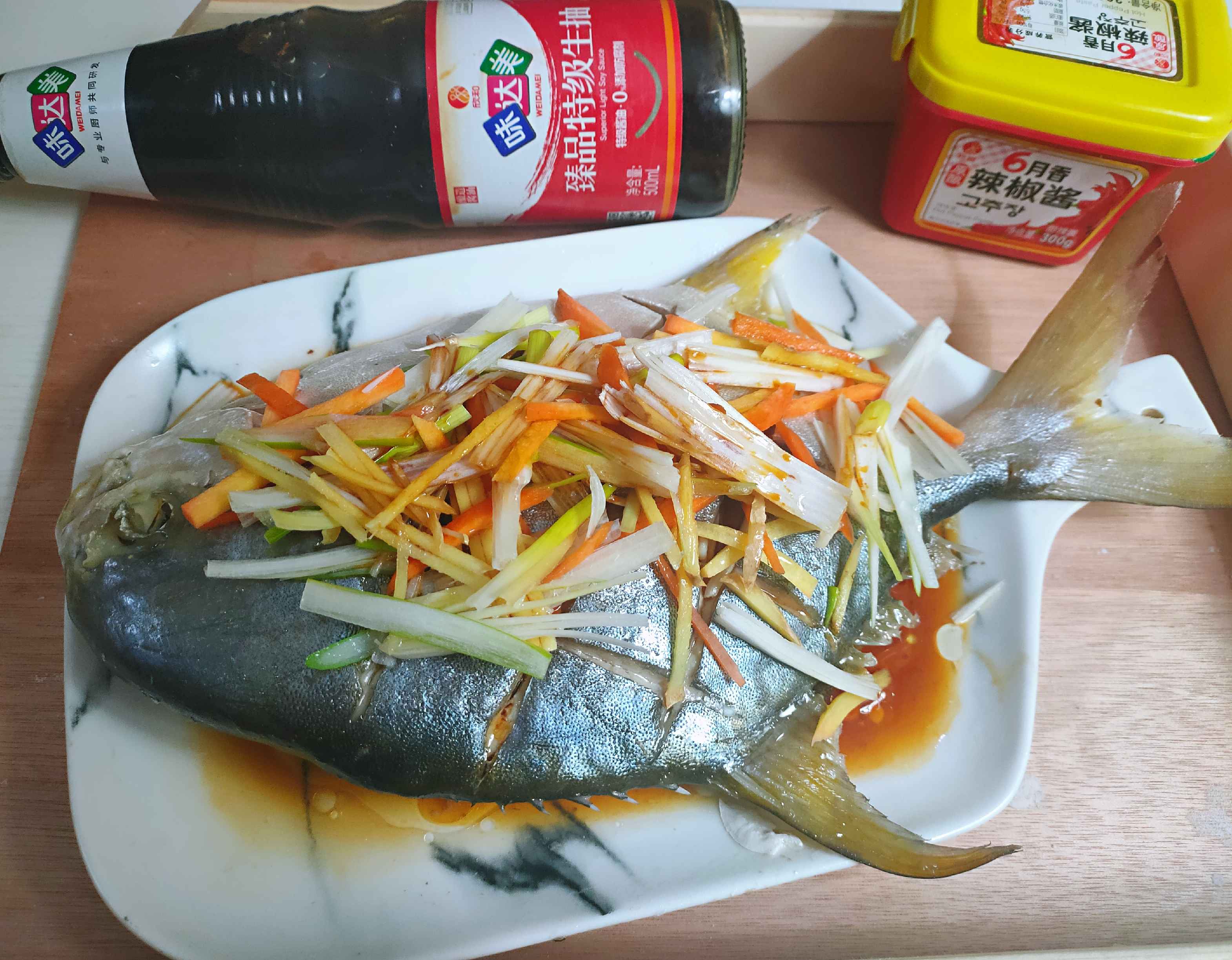 清蒸金鯧魚(yú)的做法-家常味蒸菜譜