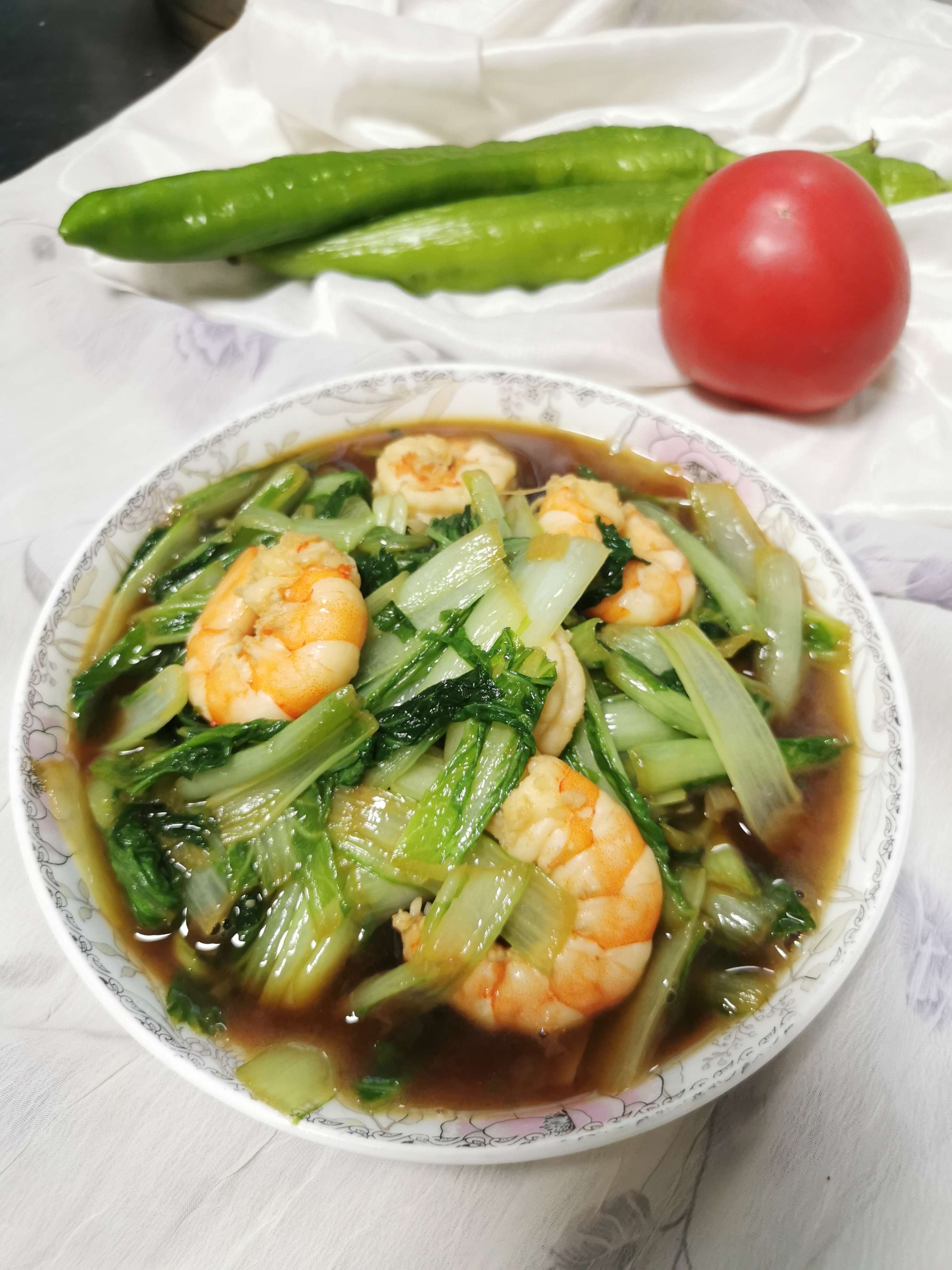 小白菜炒蝦仁的做法-咸鮮味炒菜譜-易網(wǎng)健康養(yǎng)生網(wǎng) 小白菜炒蝦仁的做法-咸鮮味炒菜譜