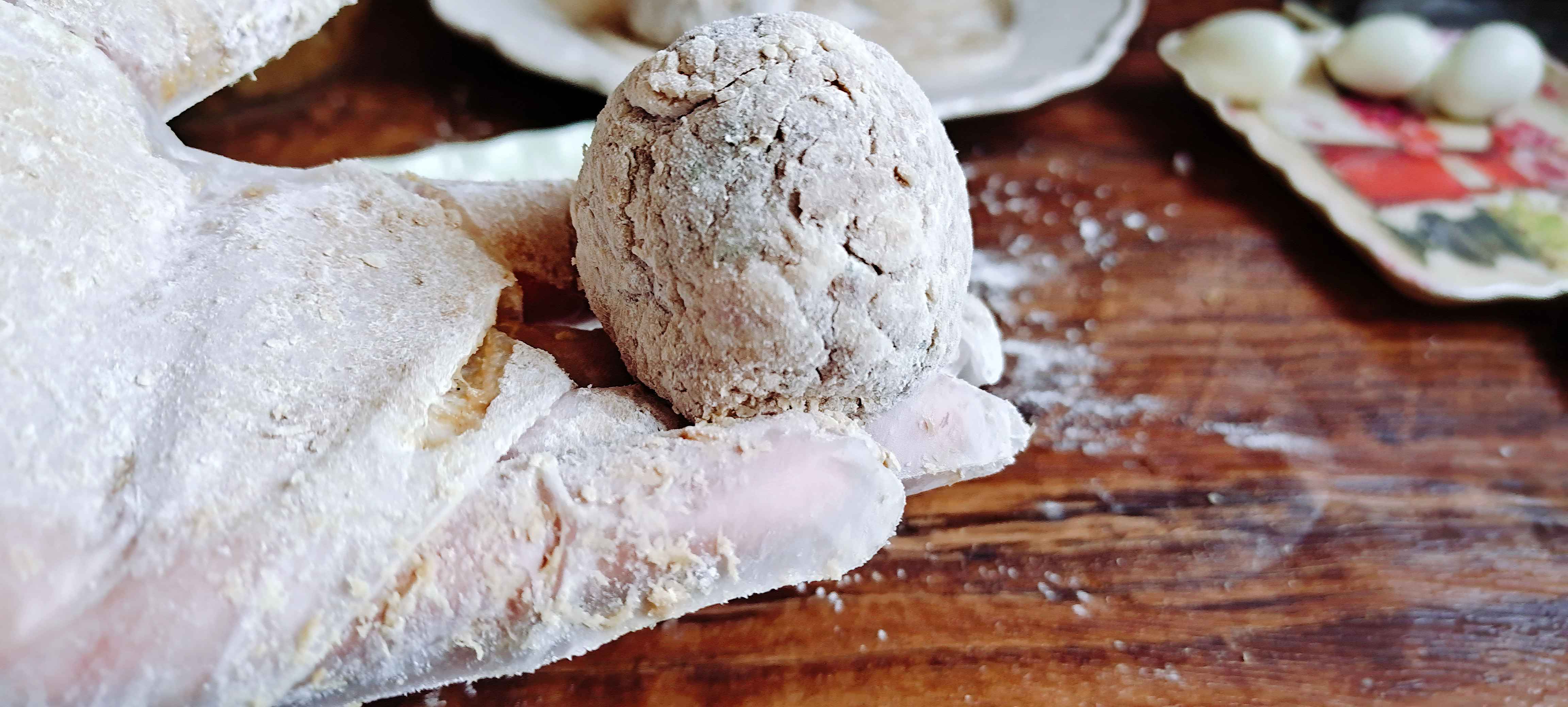 學(xué)會花樣肉圓做法，春節(jié)餐桌讓你倍有面兒~糖醋鴛鴦蛋的做法-酸甜味蒸菜譜