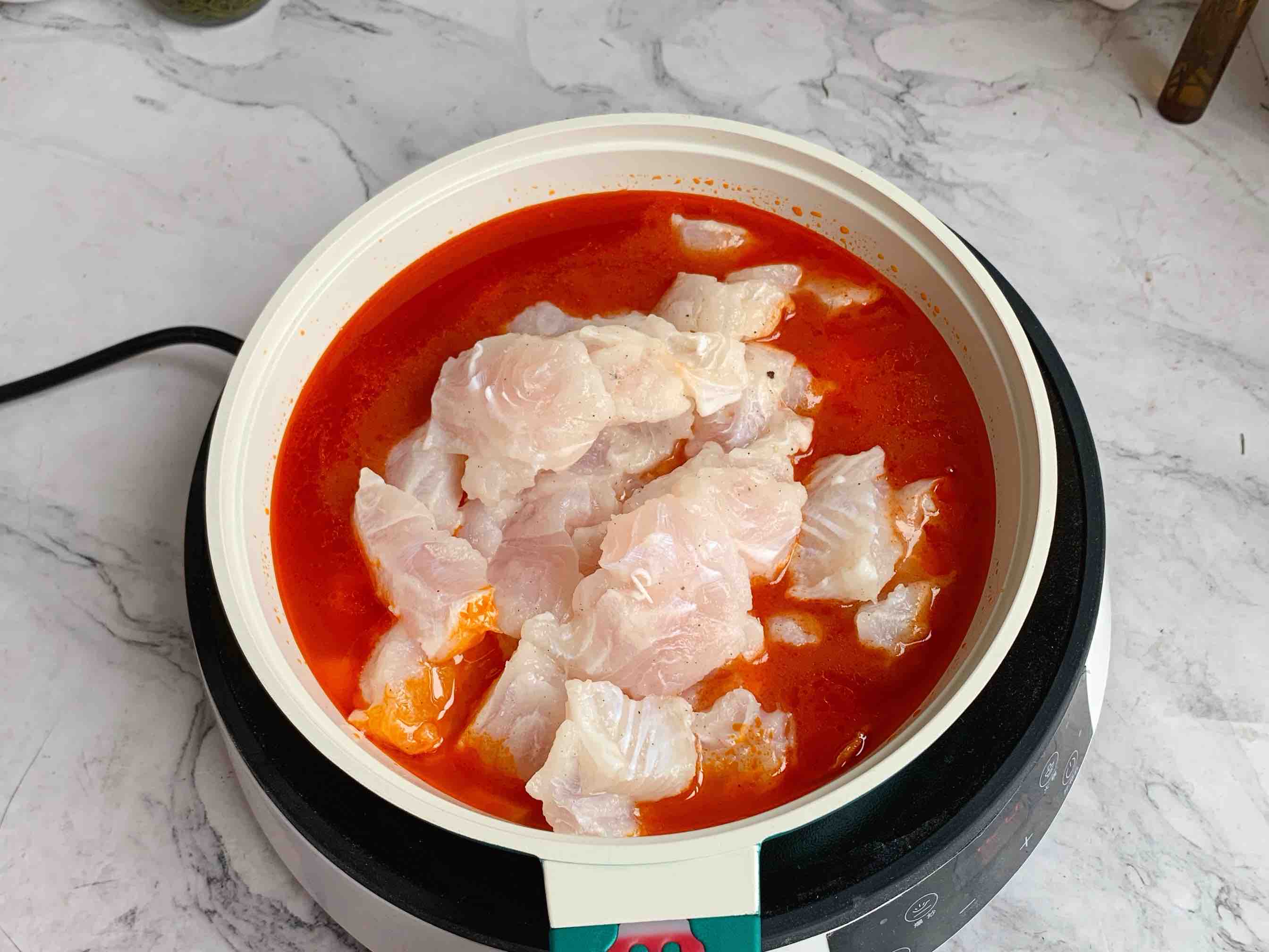 酸湯龍利魚(yú)的做法-酸辣味煮菜譜