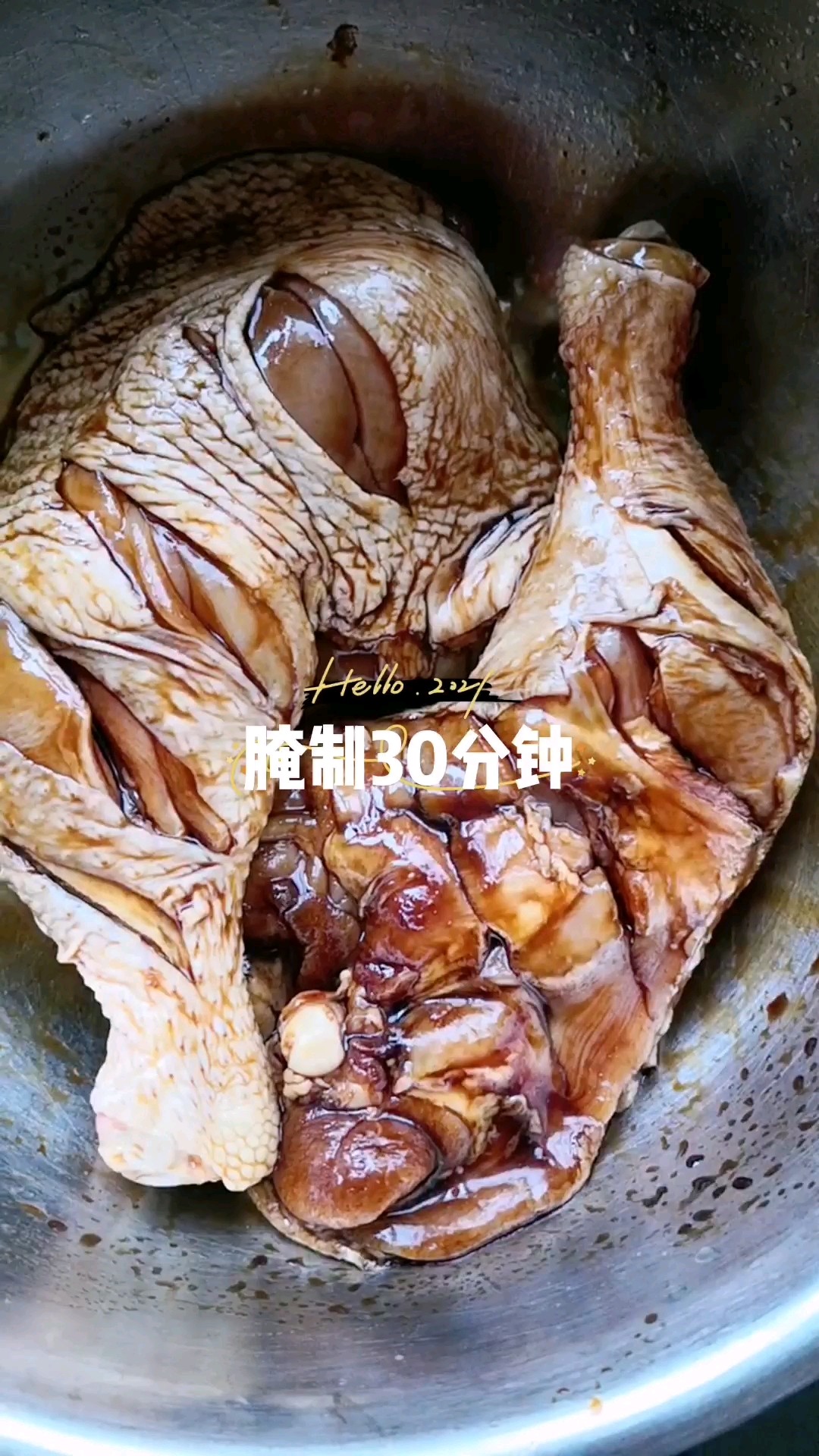 香而不膩的烤雞腿的做法-其它口味烤菜譜