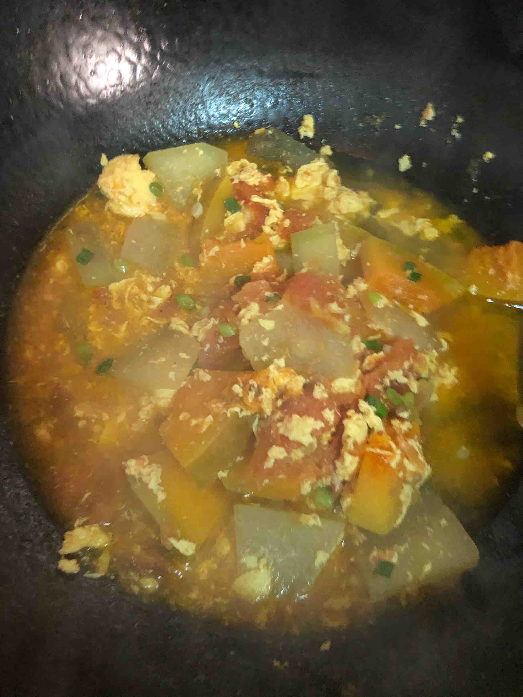 西紅柿冬瓜湯的做法-咸鮮味煮菜譜