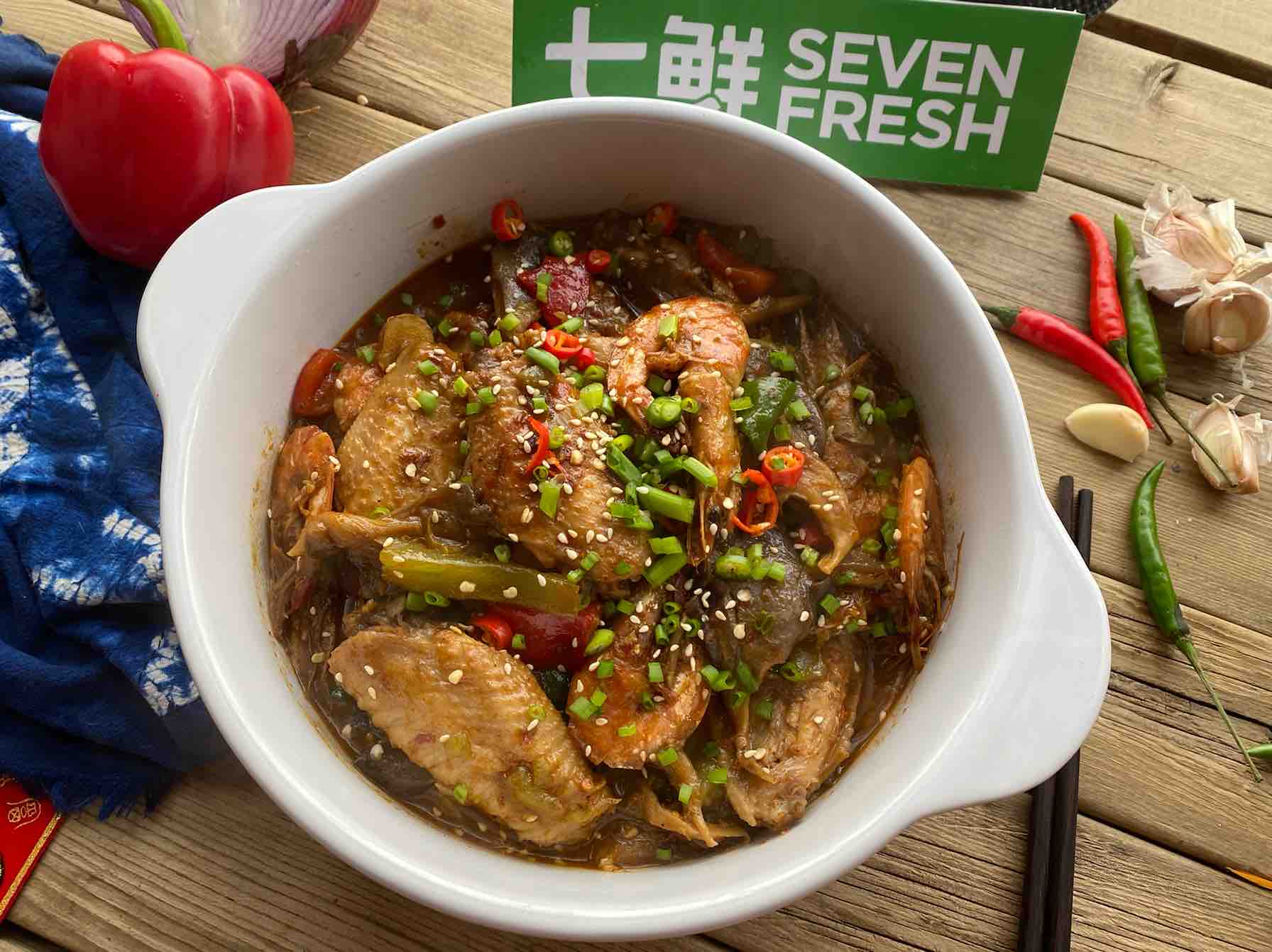 麻辣干鍋翅中蝦的做法-麻辣味燒菜譜-易網健康養生網 麻辣干鍋翅中蝦的做法-麻辣味燒菜譜