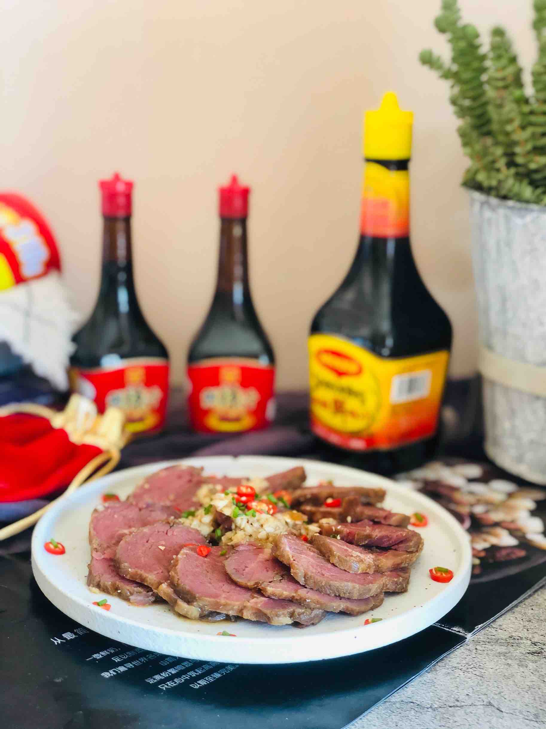 美極鮮辣牛肉的做法-咸鮮味拌菜譜