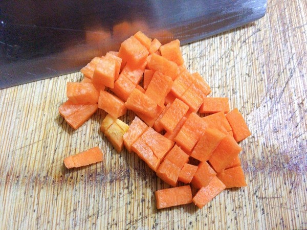 雜粒炒蝦仁，多彩又可愛的做法-咸鮮味炒菜譜