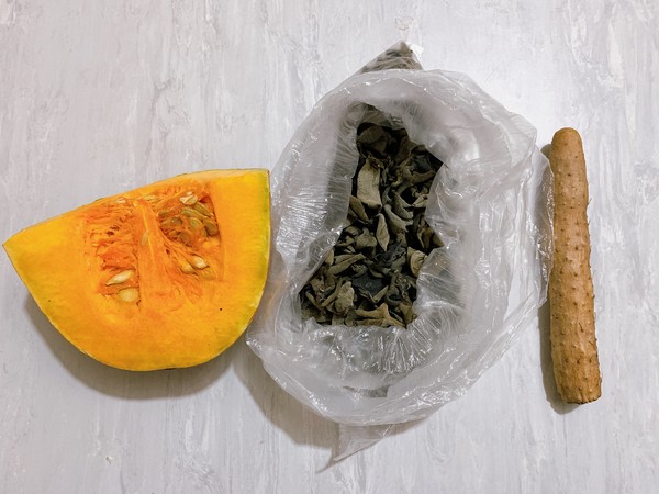 山藥南瓜炒木耳，素炒不樸素的做法-家常味炒菜譜