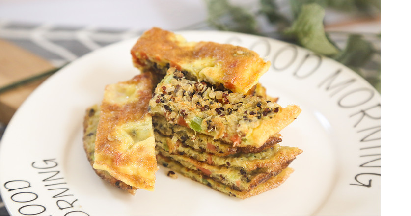 藜麥雞蛋餅的做法-咸鮮味煎菜譜