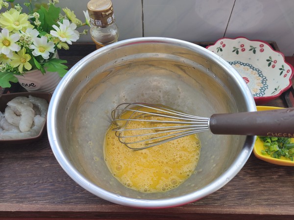 海蠣子蝦仁蒸蛋，鮮味十足超好吃！的做法-咸鮮味蒸菜譜