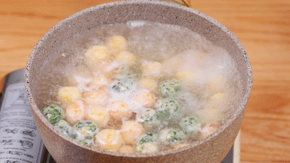 彩蔬蝦球【寶寶輔食】的做法-家常味煮菜譜