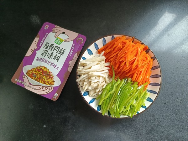 沒有肉的魚香肉絲的做法-酸辣味炒菜譜