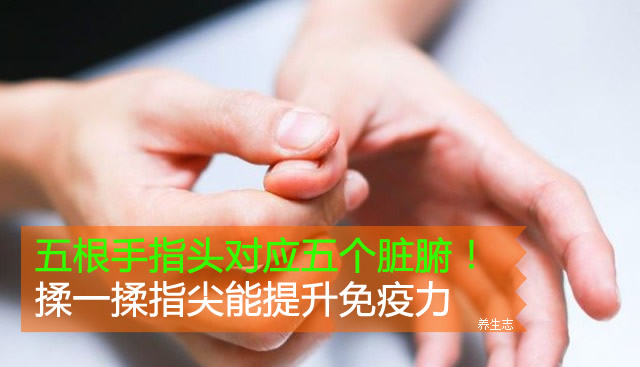 五根手指頭對應五個臟腑!揉一揉指尖能提升免疫力-易網健康<a href=http://m.aoa7937.com/jkys/ target=_blank class=infotextkey>養生</a>網 五根手指頭對應五個臟腑!揉一揉指尖能提升免疫力